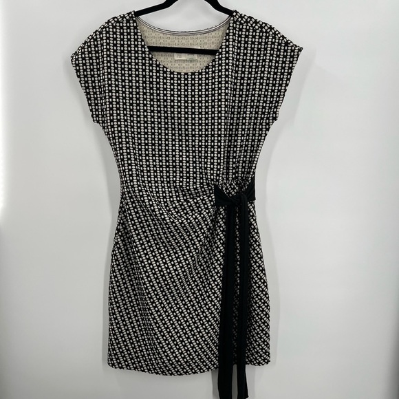 Anthropologie Dress Black/White Ladies Small - Picture 1 of 6